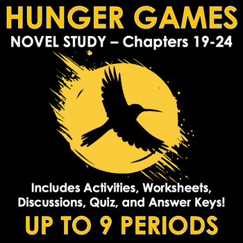 Preview of The Hunger Games Novel Study Analysis (Part 3/Ch. 19-24)