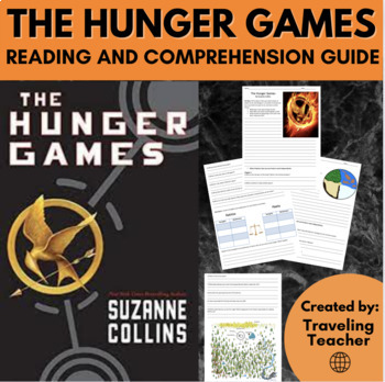 Preview of The Hunger Games Novel Study: Reading Guide + Chapter Comprehension Questions