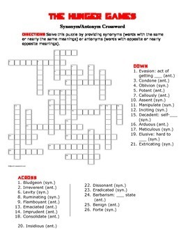 11 Plus Synonyms & Antonyms Crosswords 1: Achieve Synonym and