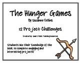 The Hunger Games, by S. Collins, Project Challenges, Set of 12