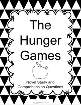Preview of The Hungers Games Novel Study and Comprehension Questions GOOGLE SLIDES VERSION