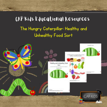 Preview of Healthy and Unhealthy Food Sorting Worksheet