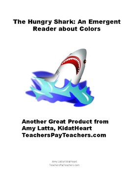 Preview of The Hungry Shark: an emergent reader about colors