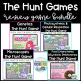 The Hunt Game Bundle | Self Checking Review Games | Google Slides