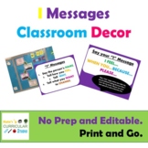 The I Message Classroom Printouts