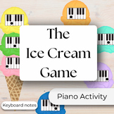 The Ice Cream Game - Piano Note Naming