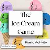 The Ice Cream Game - Treble Note Naming