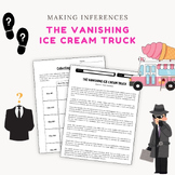 The Ice Cream Truck: Summer Mystery Reading Passage & Dete