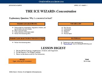 Preview of The Ice Wizard: Concentration