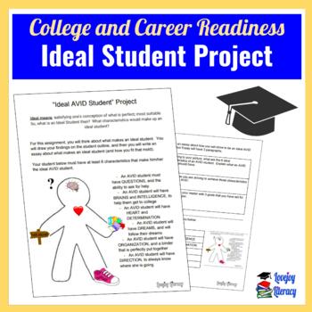 Preview of The Ideal Student Project and Essay for the avid learner l College Readiness