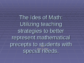 Preview of The Ides of Math:
