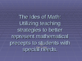 The Ides of Math: