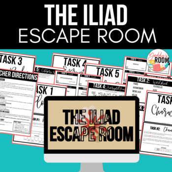 Preview of The Iliad Trojan War Escape Room 