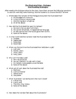 illustrated man essay questions