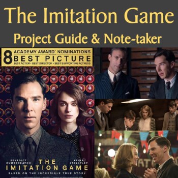 Preview of Math in Movies Activity Project Guide & Notetaker for The Imitation Game Movie