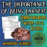 The Importance of Being Earnest Characterization Activity: