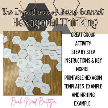 Preview of The Importance of Being Earnest Hexagonal Thinking Activity