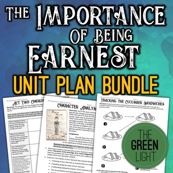 Preview of The Importance of Being Earnest Unit Bundle: Worksheets, Activities