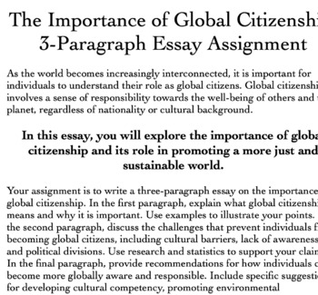 citizenship meaning essay