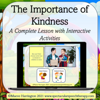 Preview of Making Kind Choices:A Complete Lesson with Interactive Activities and Printables