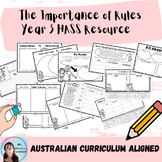 The Importance of Rules - Printable Resources for Year 3 HASS
