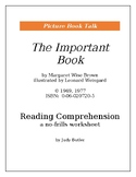 The Important Book: Reading Comprehension
