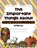 The "Important Things" About Thanksgiving - Class Writing 