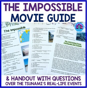 Preview of The Impossible Movie Guide Worksheet and Handout
