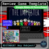 The Imposter is Among Us EDITABLE Review Game Google Slide
