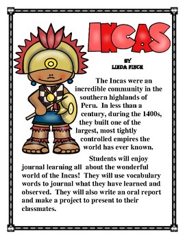 Preview of The Incas - Children of the Sun - Lapbook and Project