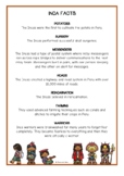 The Incas Fun Fact Printables | Ancient History