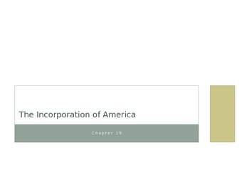 Preview of The Incorporation of American - U.S. History PPT