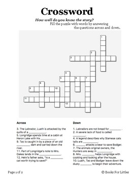 a sentimental journey author crossword