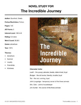 the incredible journey novel pdf