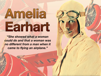 Preview of The Incredible Life of Amelia Earhart Slides & PowerPoint!