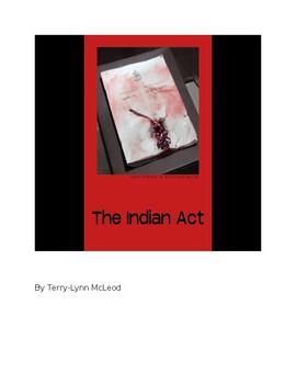 Preview of The Indian Act of Canada
