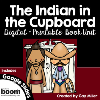 Preview of The Indian in the Cupboard Novel Study Digital + Printable Book Unit