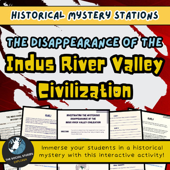 Preview of Indus River Valley Civilization's Disappearance Stations Activity PLUS SPANISH