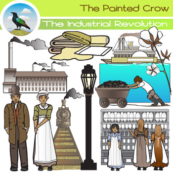 Preview of The Industrial Revolution Clip Art Set