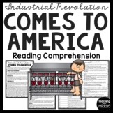 Industrial Revolution Comes to America Reading Comprehensi
