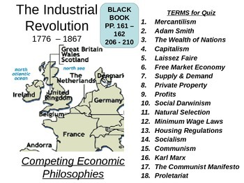 Preview of The Industrial Revolution: Competeing Economic Philosophies LESSON BUNDLE