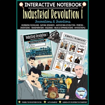 Preview of The Industrial Revolution - Interactive Notebook - No Prep - ready to use