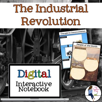 Preview of The Industrial Revolution Interactive Notebook for Google Drive