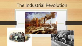 Preview of The Industrial Revolution - PowerPoint and Guided Notes Sheet
