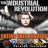 Industrial Revolution Unit: PPTs, Guided Notes, Worksheets