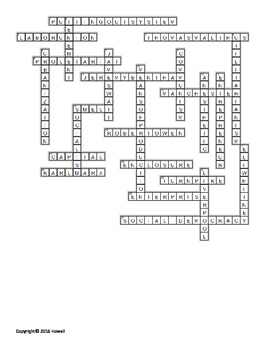 The Industrial Revolution Crossword for World History