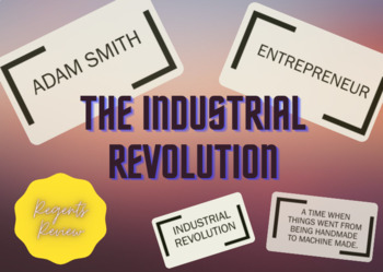 Preview of The Industrial Revolution Word Wall