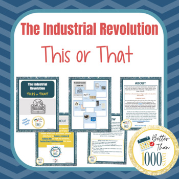 Preview of The Industrial Revolution World History "This or That" Assignment