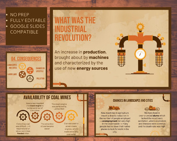 Preview of The Industrial Revolution - presentation