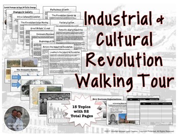 Preview of The Industrial and Cultural Revolutions Walking Tour for World History